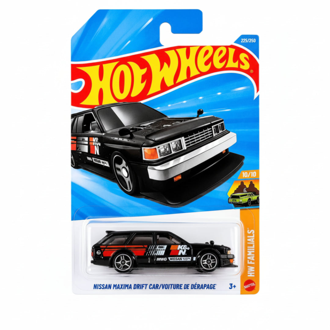 Hot Wheels Imported Nissan Maxima Drift Car 2026 1:64 Diecast โ HW Familiars