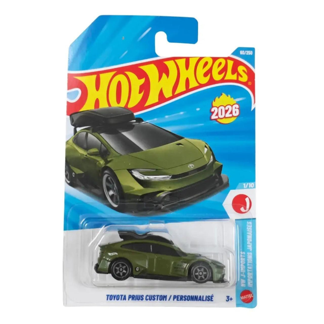 Hot Wheels Imported Toyota Prius Custom Army Green 1:64 Diecast Car – HW J-Imports