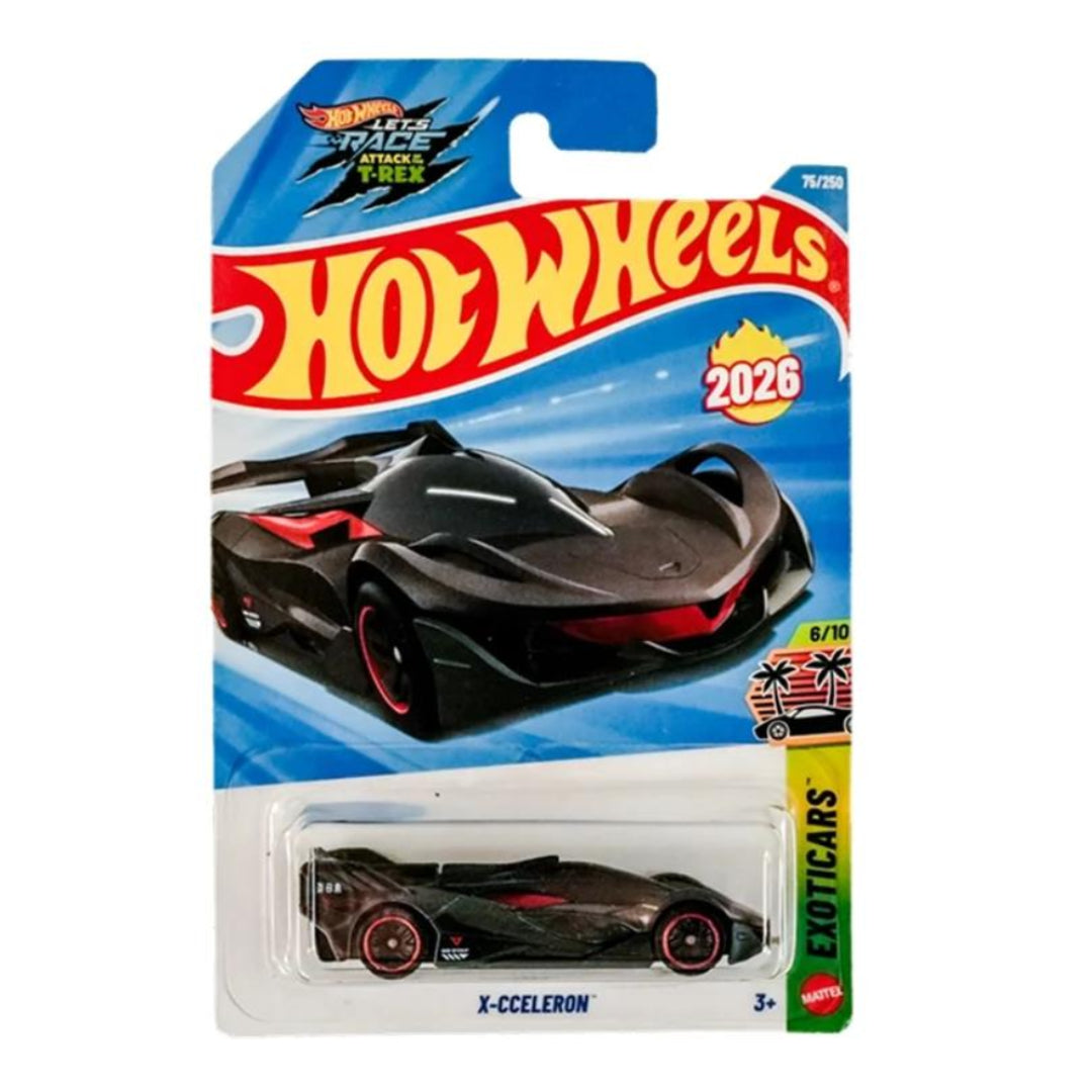 Hot Wheels Imported X-Celeron 1:64 Die-Cast Toy Car – Exotic Sports Car