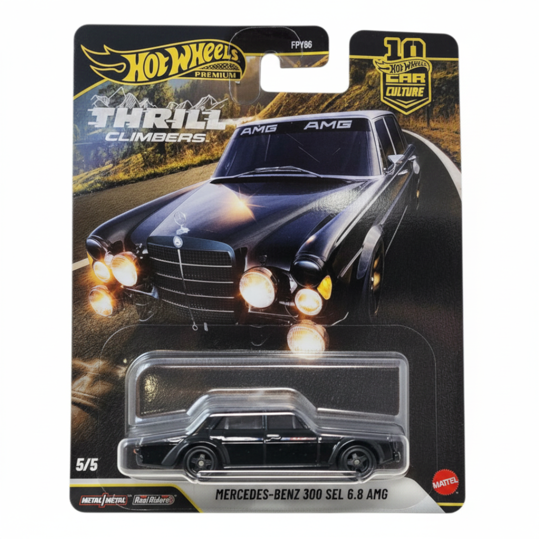 Hot Wheels Premium Car Culture Thrill Climbers Complete Set of 5 Die-Cast Cars (1:64 Scale)