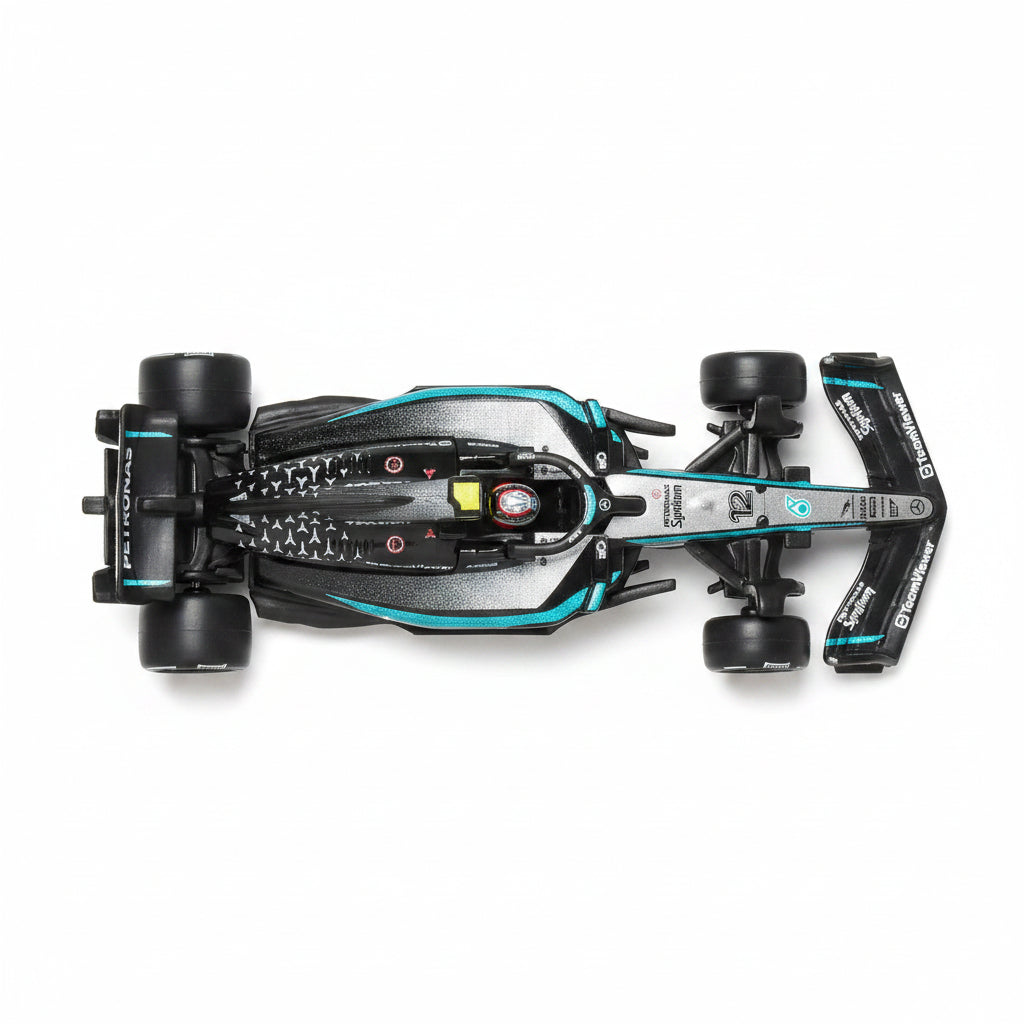 Hot Wheels Premium Mercedes-AMG Petronas Formula One Team 12 2025 1:64 Die-Cast Model Car