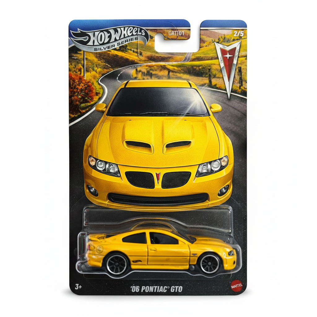 Hot Wheels Silver Series '06 Pontiac GTO Premium 1:64 Die-Cast Ca