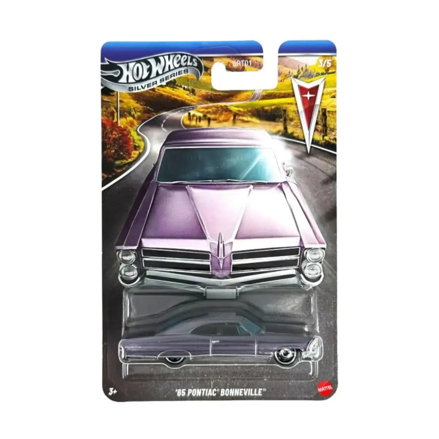 Hot Wheels Silver Series '65 Pontiac Bonneville Premium 1:64 Die-Cast Car