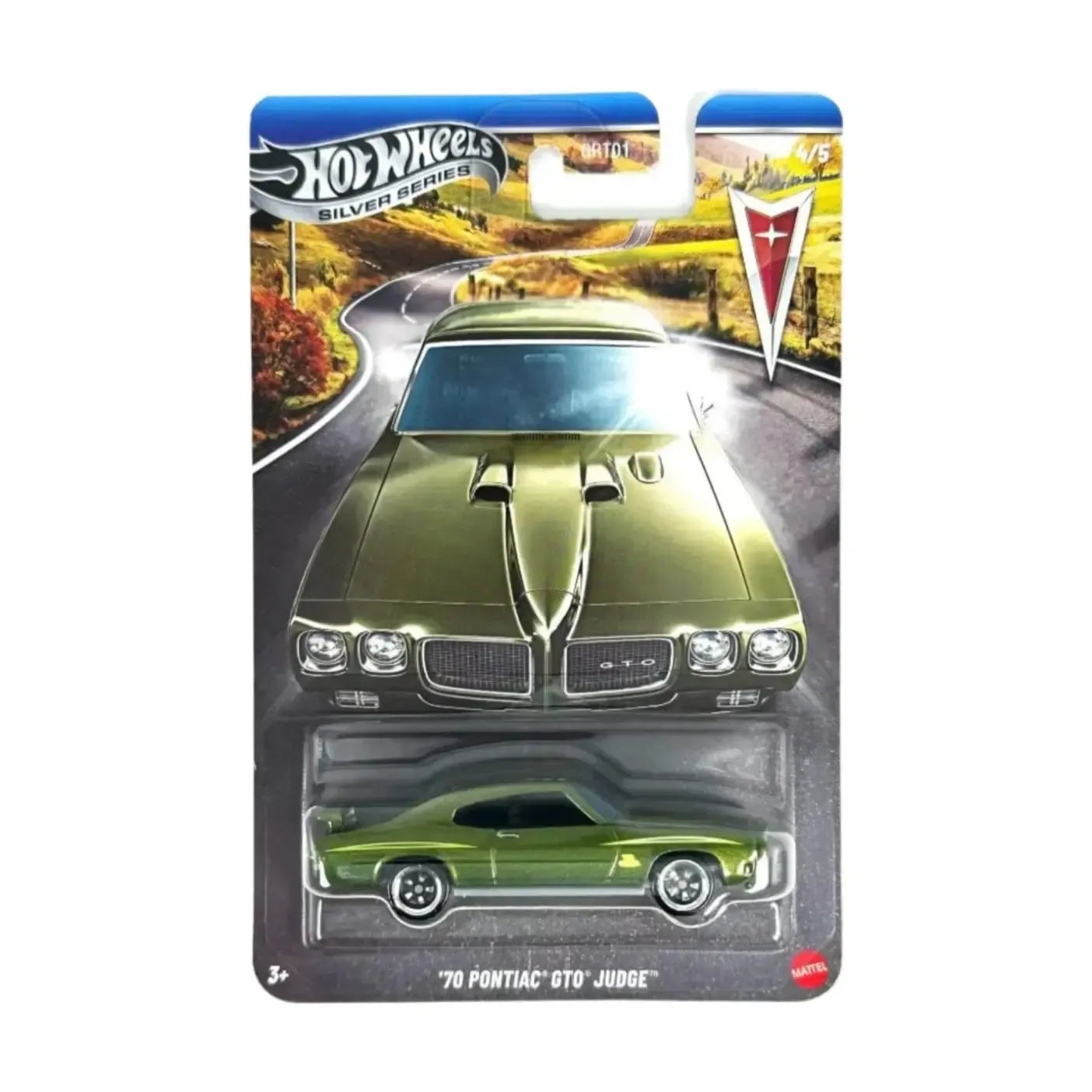 Hot Wheels Silver Series '70 Pontiac GTO Judge Premium 1:64 Die-Cast Car