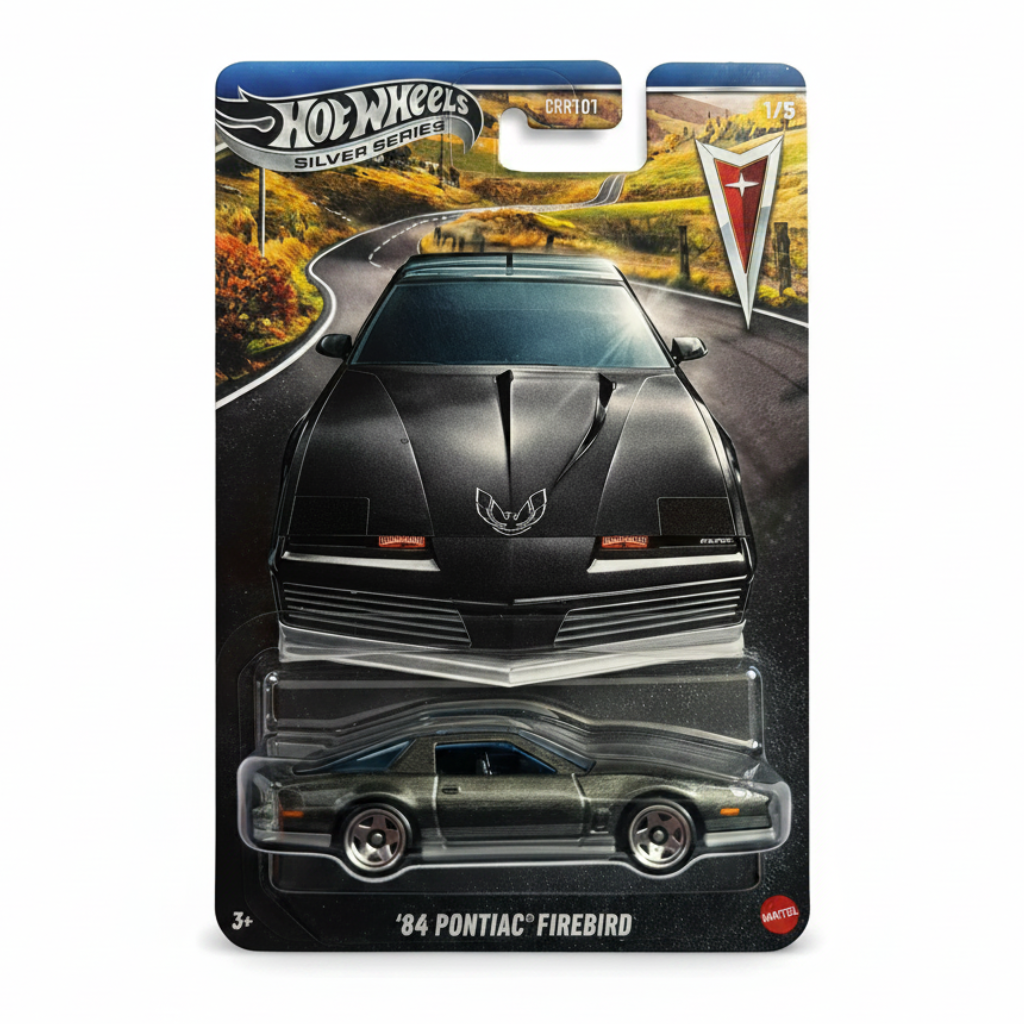 Hot Wheels Silver Series '84 Pontiac Firebird Premium 1:64 Die-Cast Car