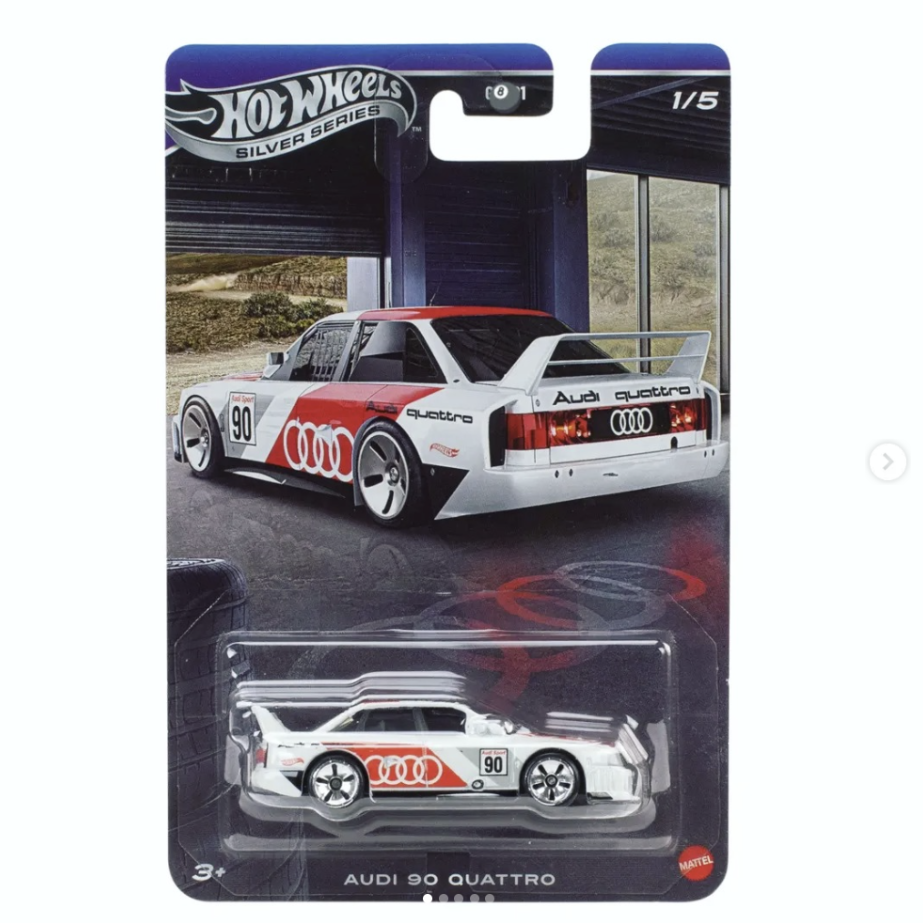Hot Wheels Silver Series Audi 90 Quattro 1:64 Diecast Car Imported
