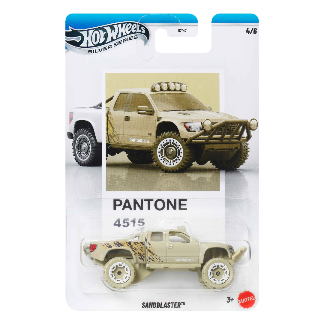 Hot Wheels Silver Series Imported Sandblaster Pantone 4515 – 1:64 Model