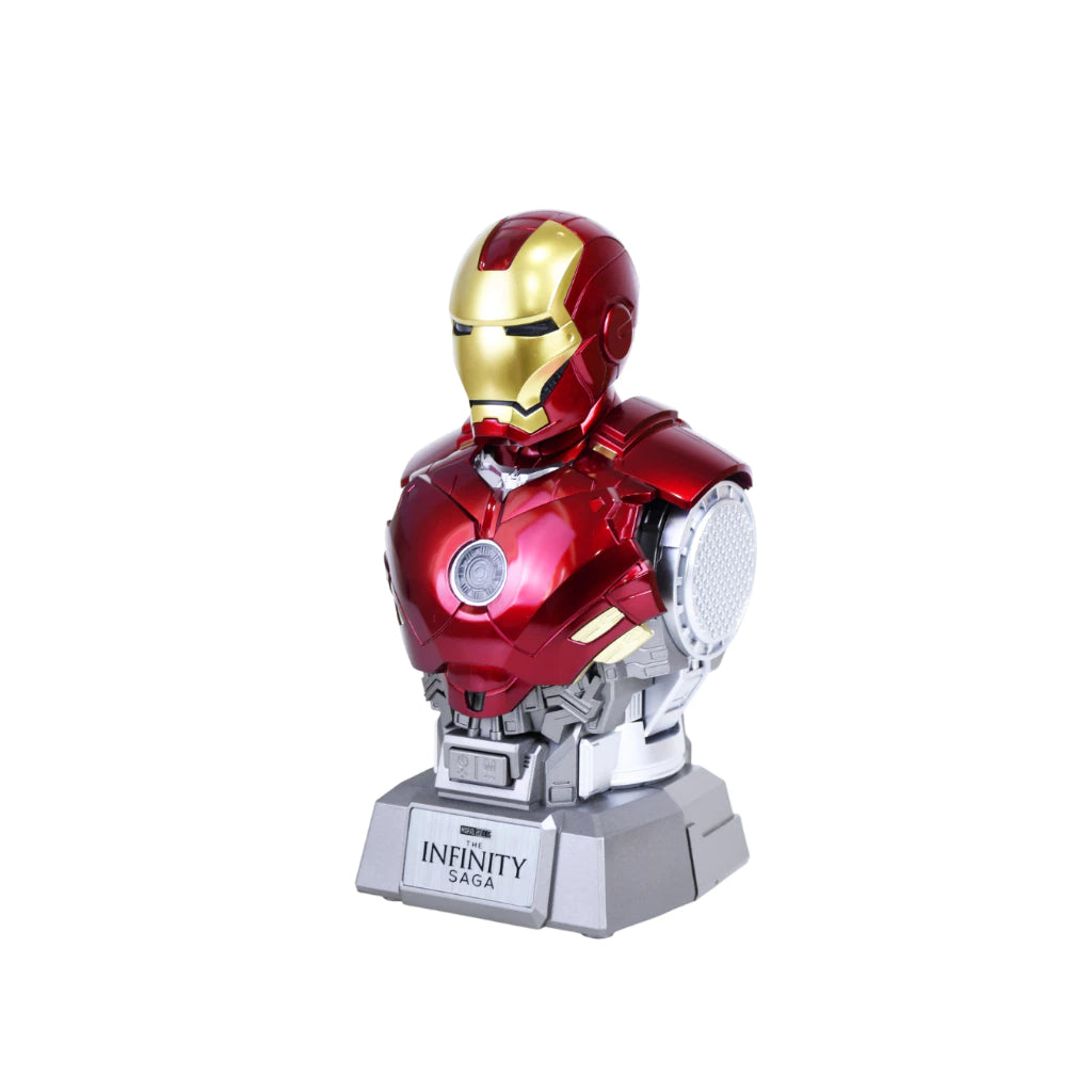 Iron Hero Arc Reactor Bluetooth Speaker & Collectible Display Bust