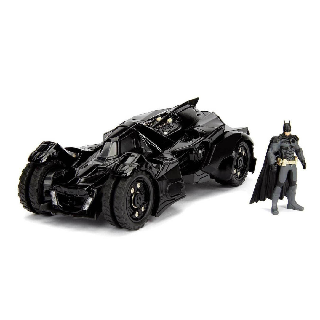 Jada Batman Arkham Knight Batmobile with Batman Figure 1:24 Die-Cast Model Car – Black