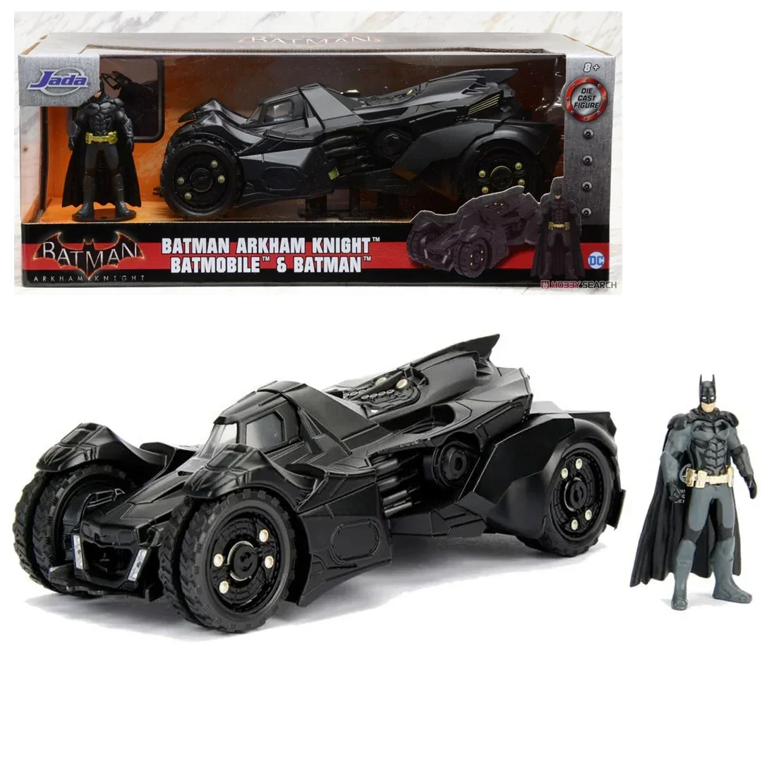 Jada Batman Arkham Knight Batmobile with Batman Figure 1:24 Die-Cast Model Car – Black