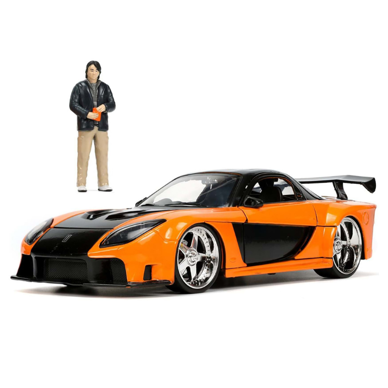 Jada Fast & Furious 1995 Mazda RX-7 & Han Figure – 1:24 Die-Cast Vehicle Set