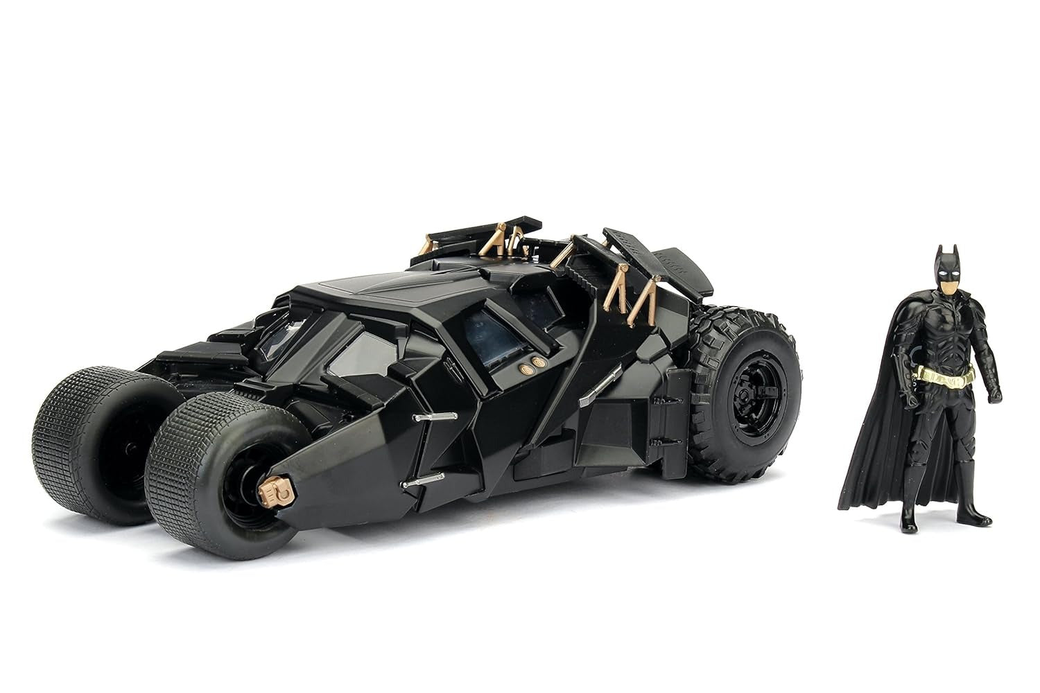 Jada The Dark Knight Batmobile & Batman 1:24 Die-Cast Vehicle with Batman Figure