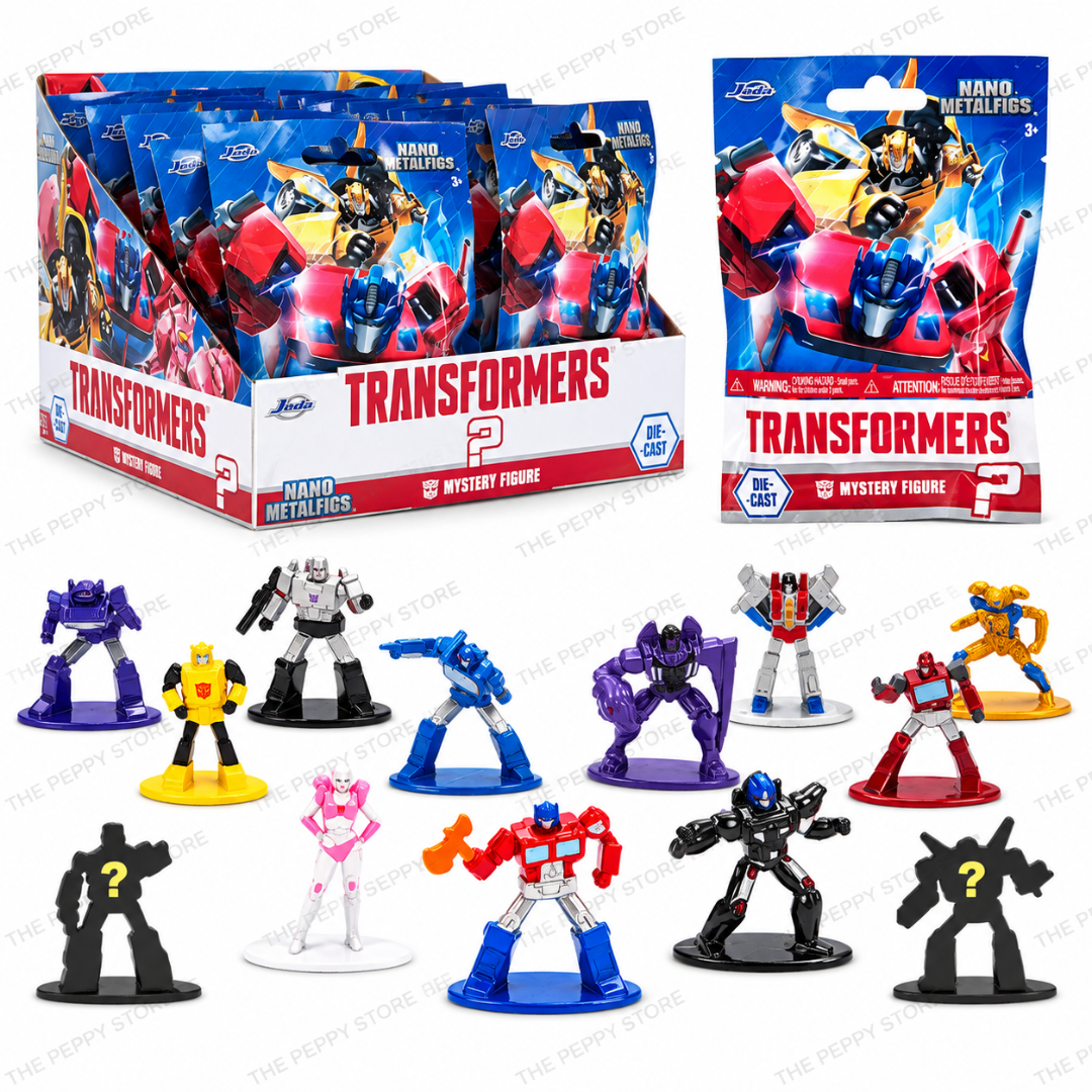 Jada Toys Transformers Nano Metalfigs Mystery Blind Bag – 1 Random Figure