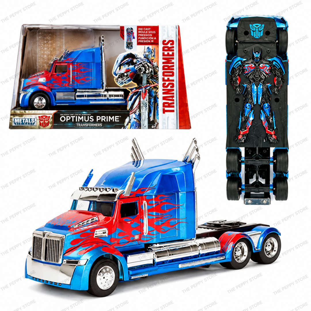Jada Transformers The Last Knight Optimus Prime Western Star 5700 XE Phantom 1:24 Diecast Model
