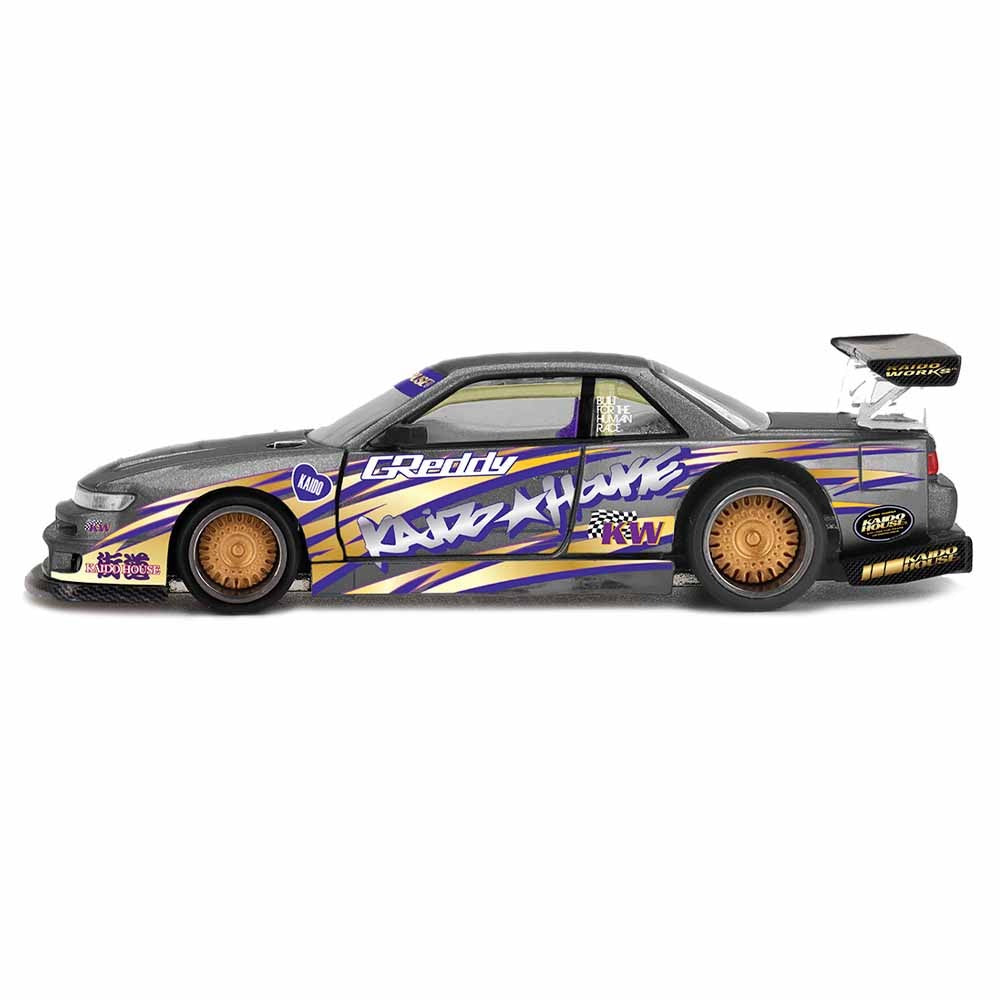 Kaido House Mini GT Nissan Silvia S13 R Kaido Drift V1 #235 1:64 Diecast Model Car Imported