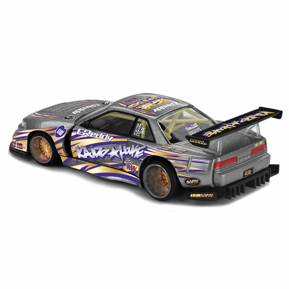 Kaido House Mini GT Nissan Silvia S13 R Kaido Drift V1 #235 1:64 Diecast Model Car Imported