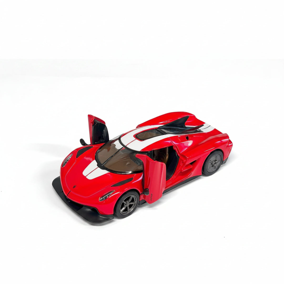 Kinsmart Koenigsegg Jesko Absolut Livery Edition 1:36 – Red & White