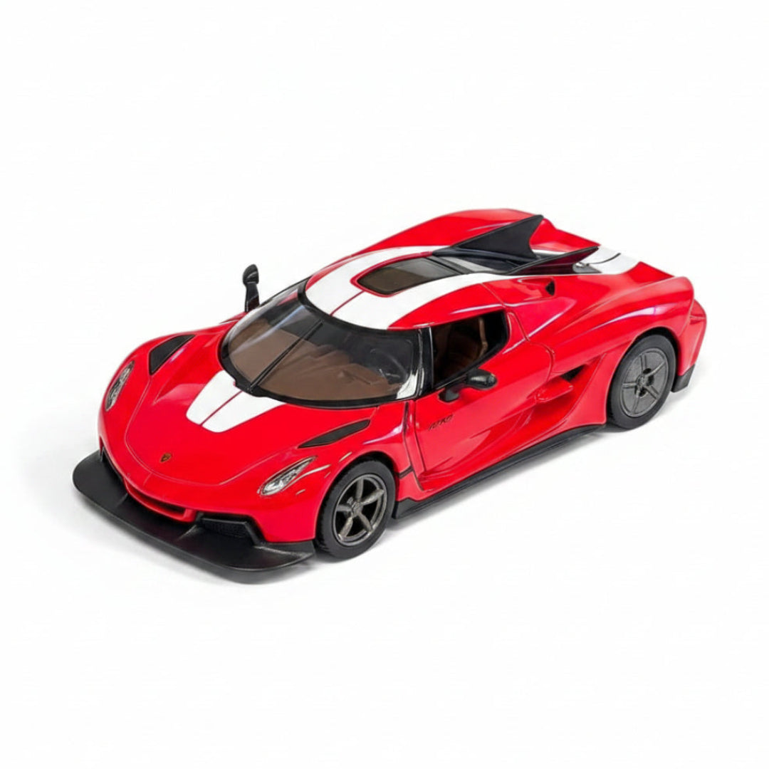 Kinsmart Koenigsegg Jesko Absolut Livery Edition 1:36 – Red & White