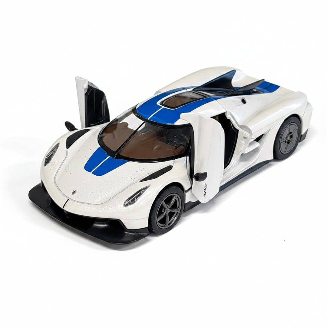 Kinsmart Koenigsegg Jesko Absolut Livery Edition 1:36 β White & Blue