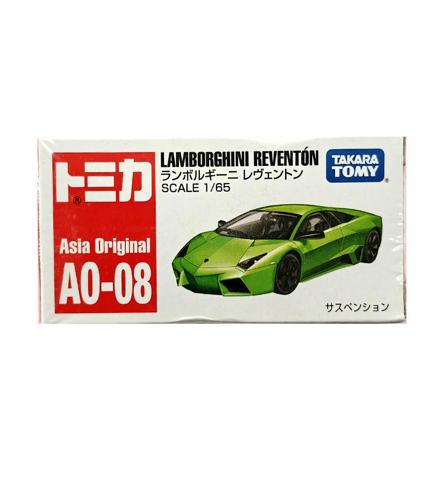 Takara Tomy Tomica Asia Original A0-08 Lamborghini Reventon - Scale 1/65 Diecast Model Car