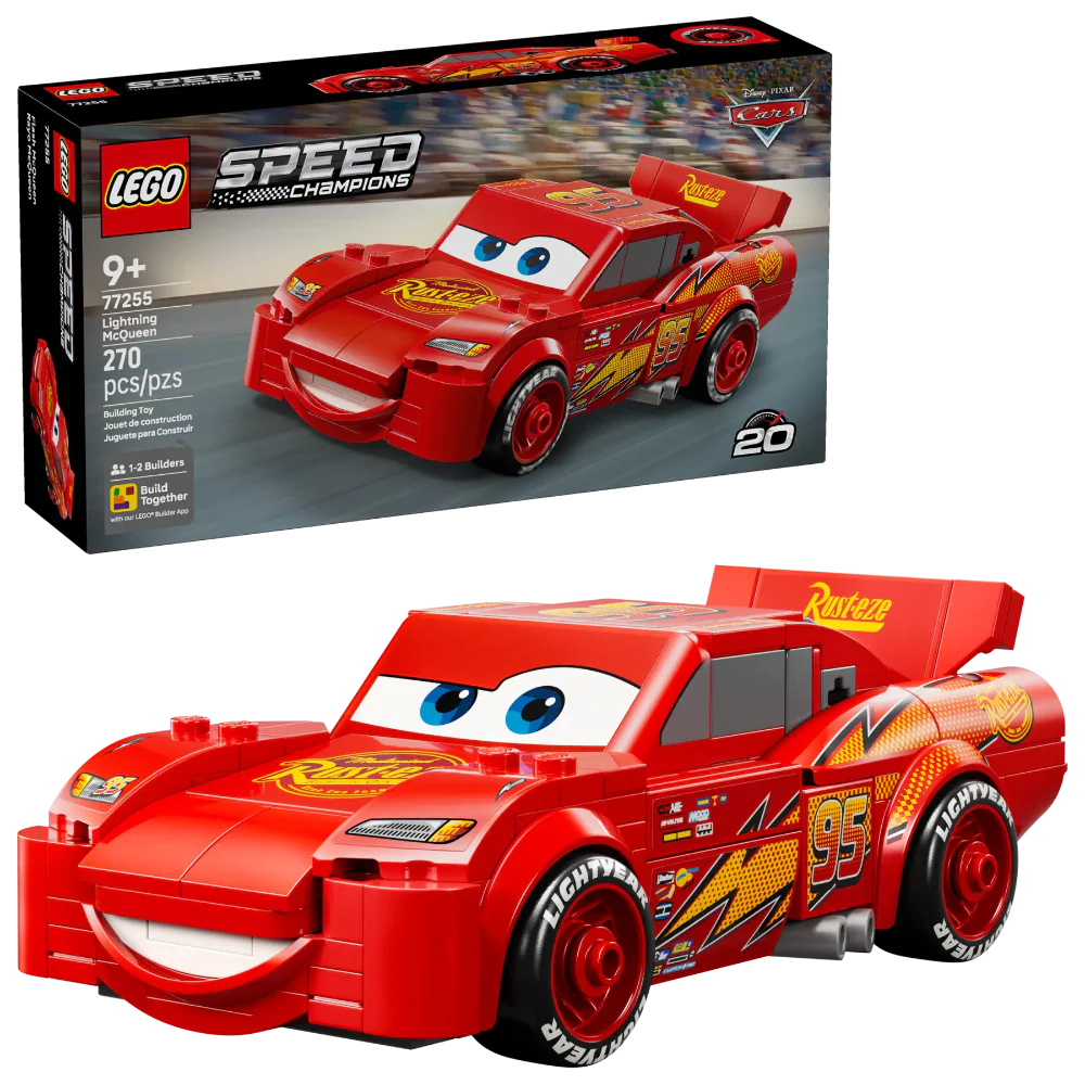 Lego Speed Champions Formula F1 Racing Car 77255 Lightning McQueen (270 Pieces) - No COD Available on this Product