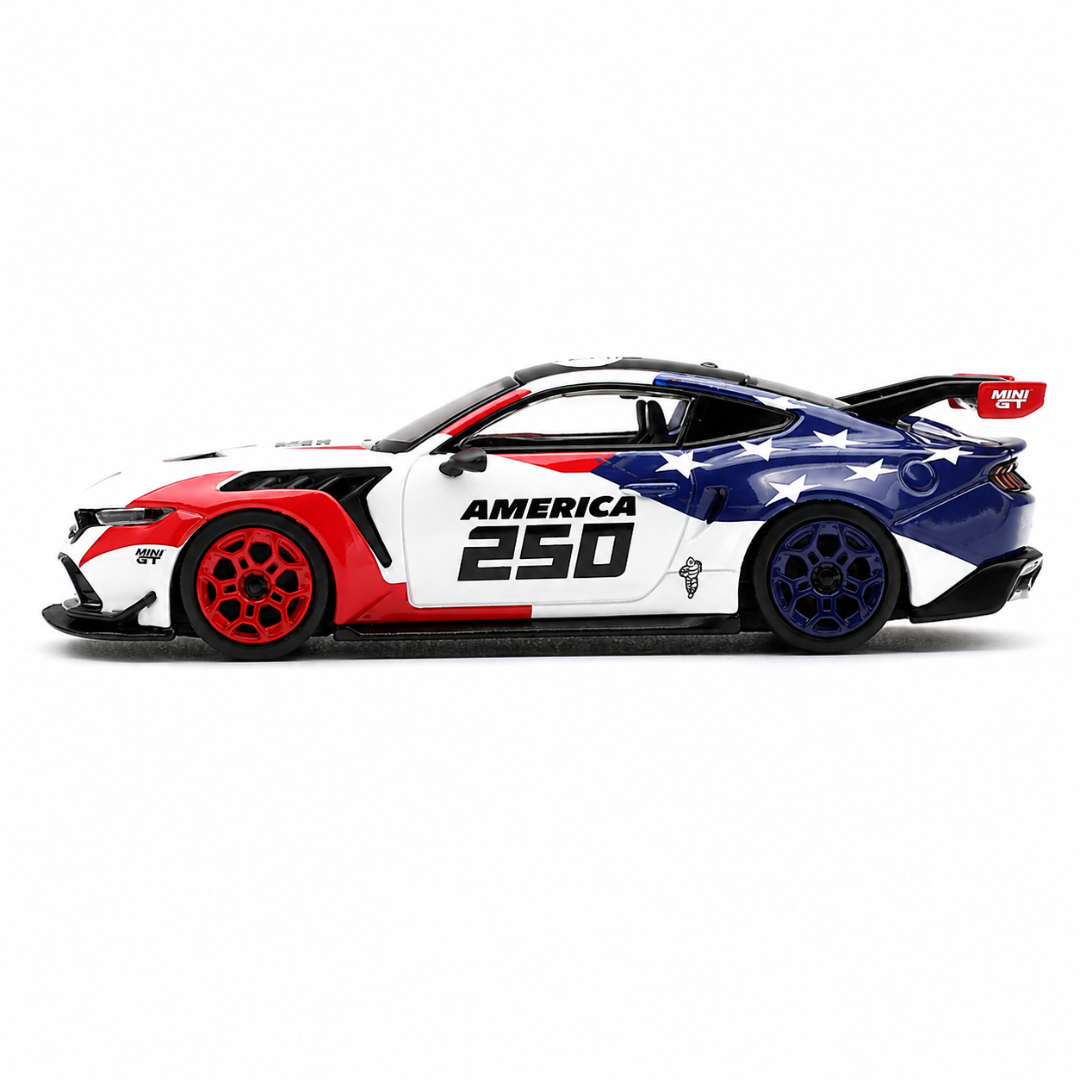 MINI GT Ford Mustang GTD America 250 USA Exclusive LHD 1:64 Die-Cast Model Car #1301