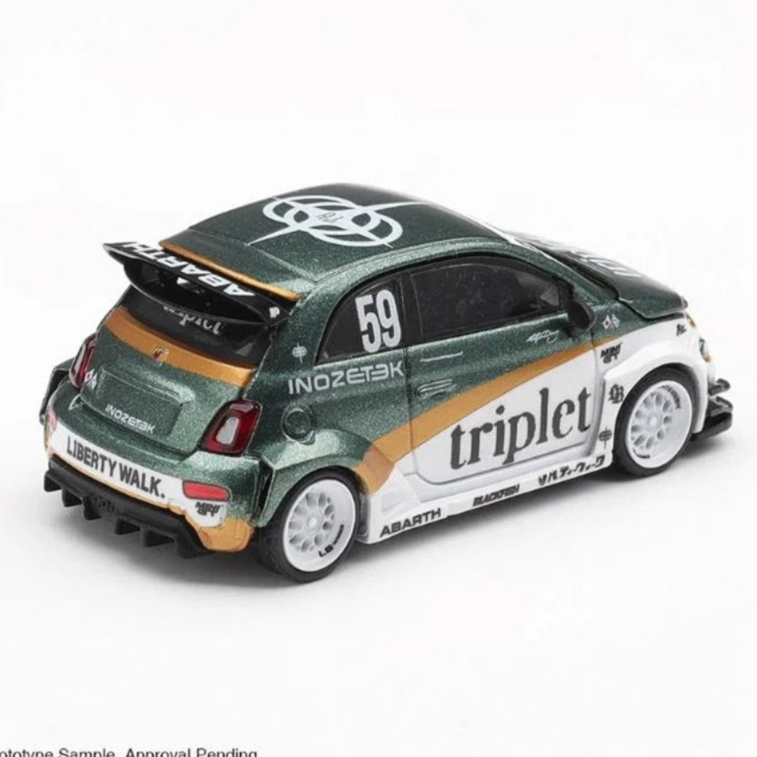MINI GT Imported Abarth 595 LB WORKS TY Edition – 1:64 Die-Cast Scale Model #1216