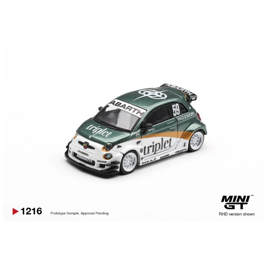 MINI GT Imported Abarth 595 LB WORKS TY Edition – 1:64 Die-Cast Scale Model #1216