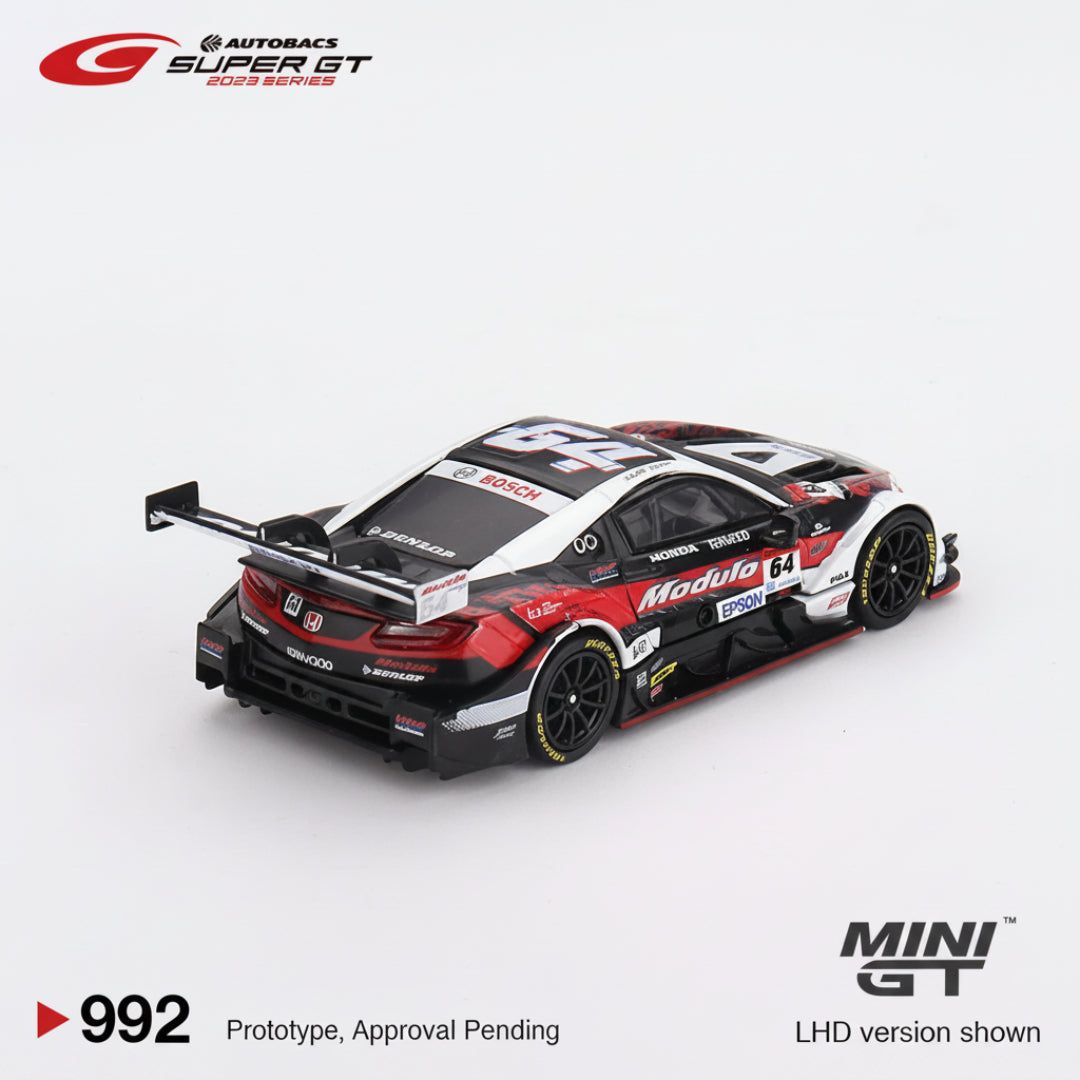 MINI GT Imported Honda NSX-GT Type S GT500 #64 Modulo Nakajima Racing 2023 SUPER GT 1:64 Diecast Model Car – No. 992