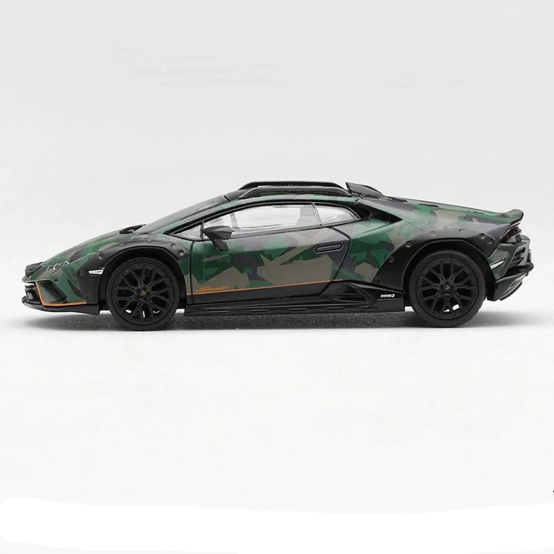 MINI GT Imported Lamborghini Huracán Sterrato All Terrain Camouflage Set of 4 1:64 Diecast Model Cars – MGTS0026