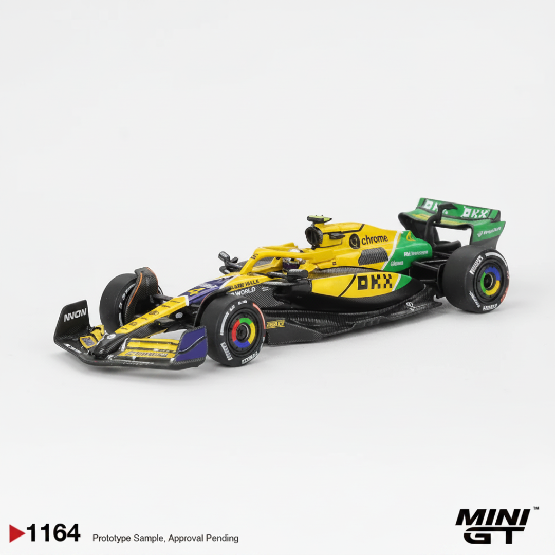 MINI GT Imported McLaren MCL38 #4 Lando Norris 2024 F1 Monaco GP 1:64 β No.1164