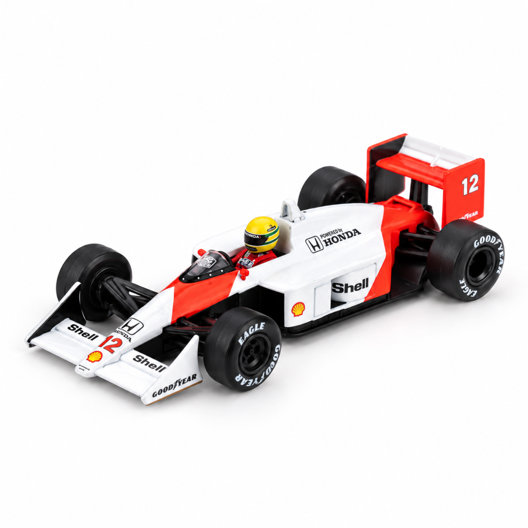 MINI GT Imported McLaren MP4/4 1988 Japanese GP Winner #12 Ayrton Senna 1:64 Diecast Model Car #1099