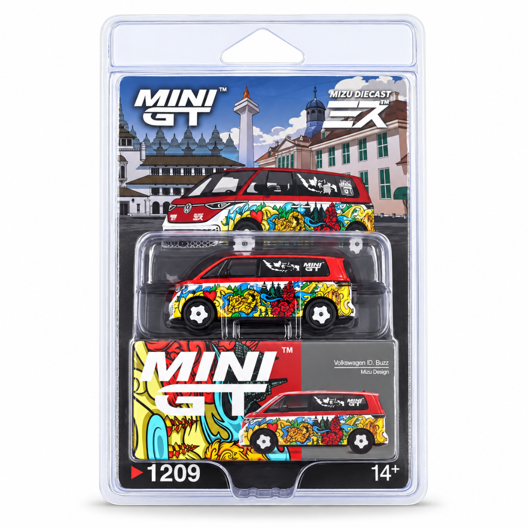 MINI GT Imported Volkswagen ID. Buzz Mizu Design 1:64 Blister โ No. 1209