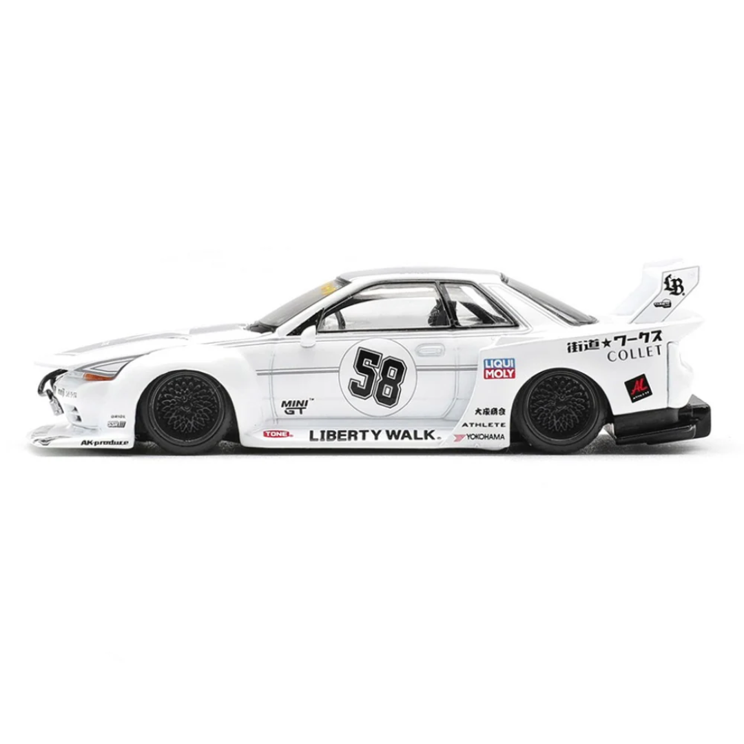 MINI GT LBWK Nissan Skyline GT-R R32 Kaido Works TAS 2025 1:64 Die-Cast Model Car | Liberty Walk | Collectible