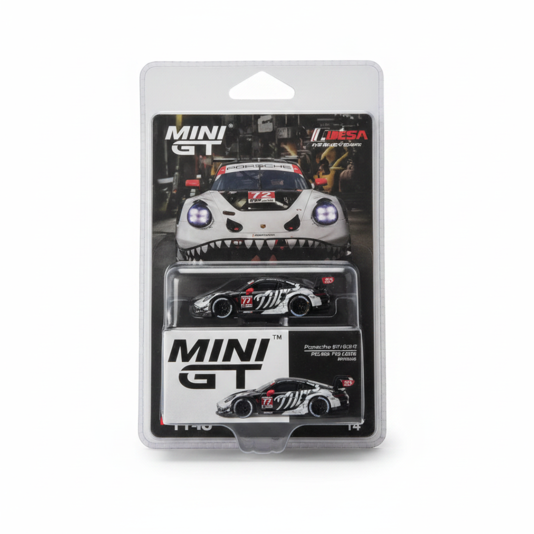 MINI GT Porsche 911 GT3 R #77 2025 IMSA Petit Le Mans AO Racing 1:64 Scale Die-Cast Model Car 1143