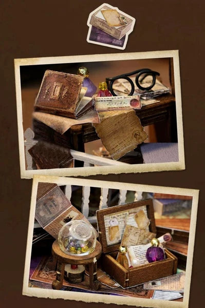 Magic House 3D DIY Decor Miniature House Kit in Dream Bottle Series 3D DIY Decor