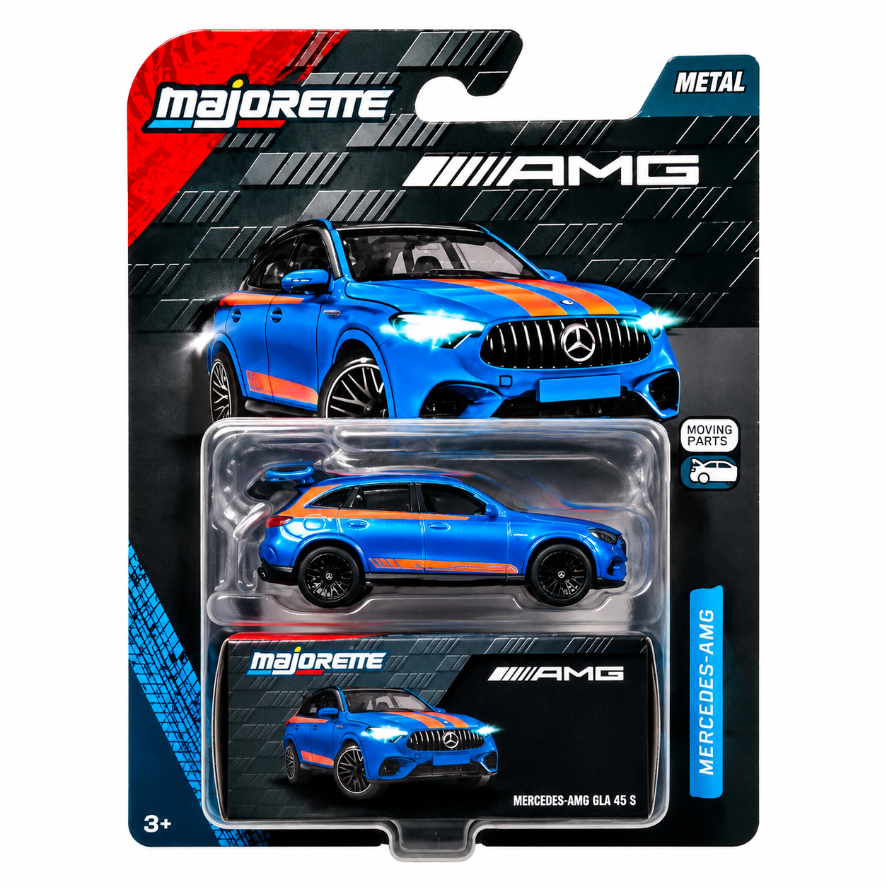 Majorette Mercedes AMG EQS 53 Die-Cast Metal SUV Model with Opening Parts