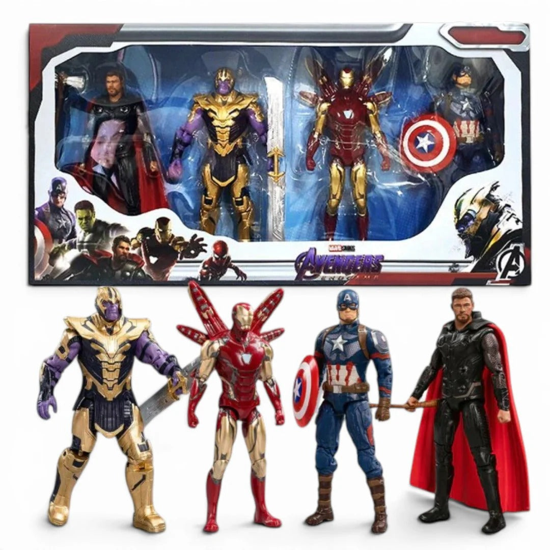 Marvel Avengers Endgame 7 Inch Action Figure By ZD Toys | Iron Man, Captain America, Thor & Thanos Collectible Figures