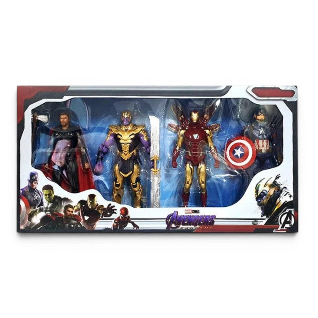 Marvel Avengers Endgame 7 Inch Action Figure By ZD Toys | Iron Man, Captain America, Thor & Thanos Collectible Figures