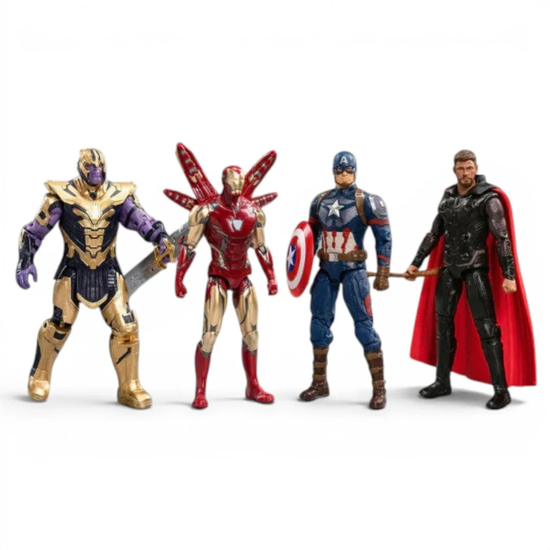 Marvel Avengers Endgame 7 Inch Action Figure By ZD Toys | Iron Man, Captain America, Thor & Thanos Collectible Figures