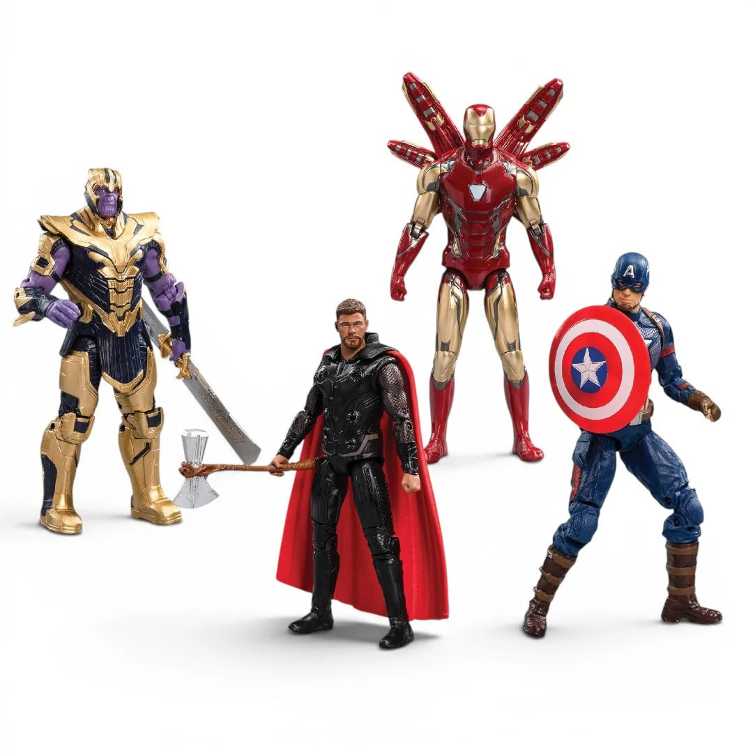 Marvel Avengers Endgame 7 Inch Action Figure By ZD Toys | Iron Man, Captain America, Thor & Thanos Collectible Figures