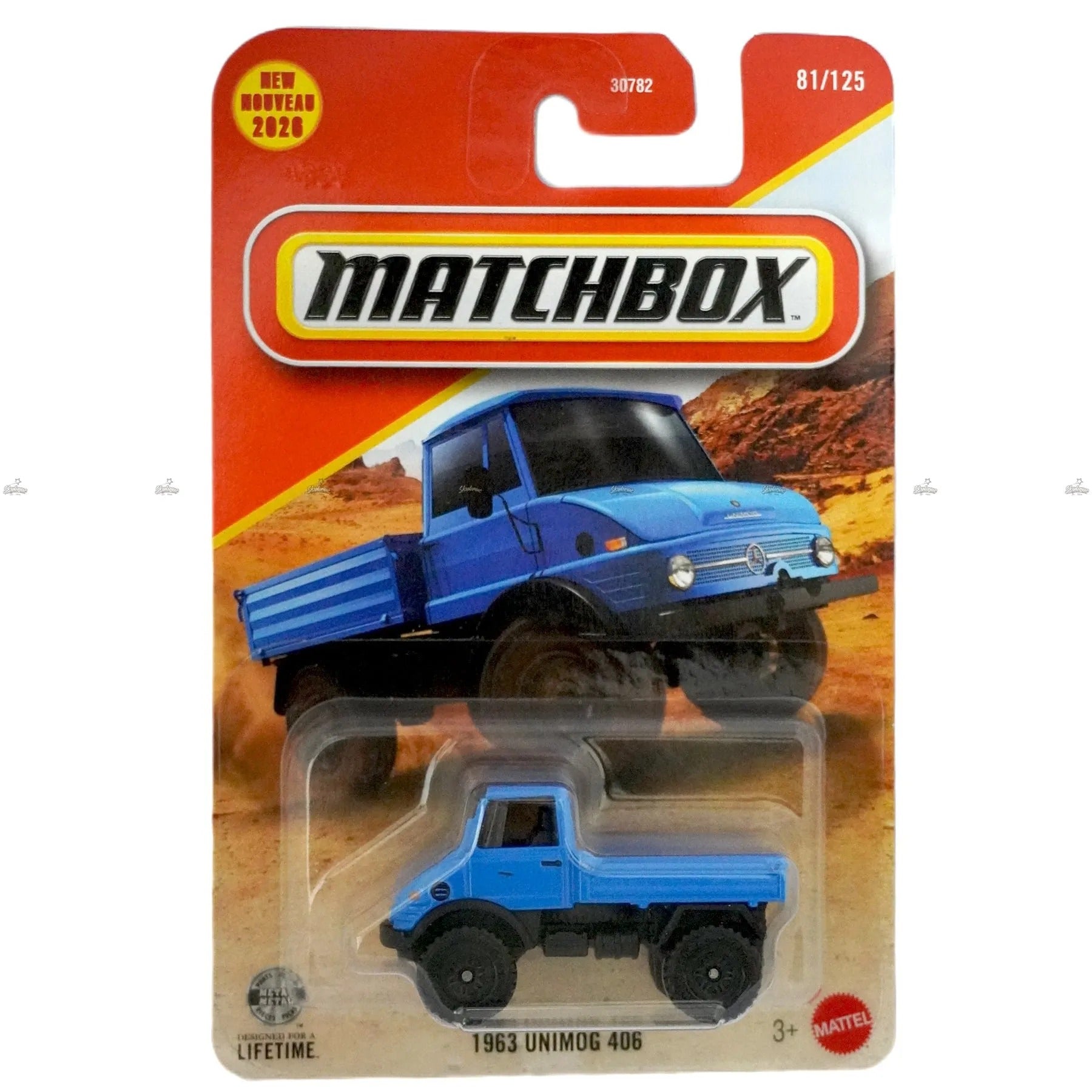 Matchbox Imported 1963 Unimog 406 Die-Cast Car| 1:64 Scale