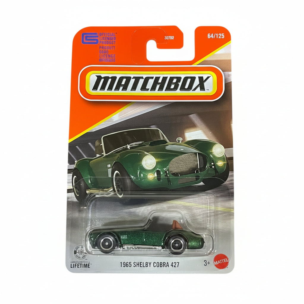 Matchbox Imported 1965 Shelby Cobra 427 Die-Cast Car| 1:64 Scale