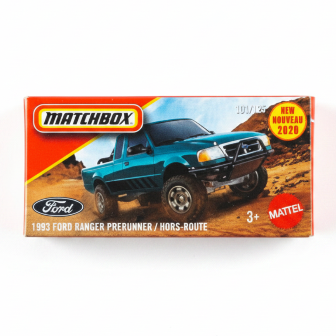 Matchbox Imported 1993 Ford Ranger Prerunner Boxed Die-Cast Toy Car