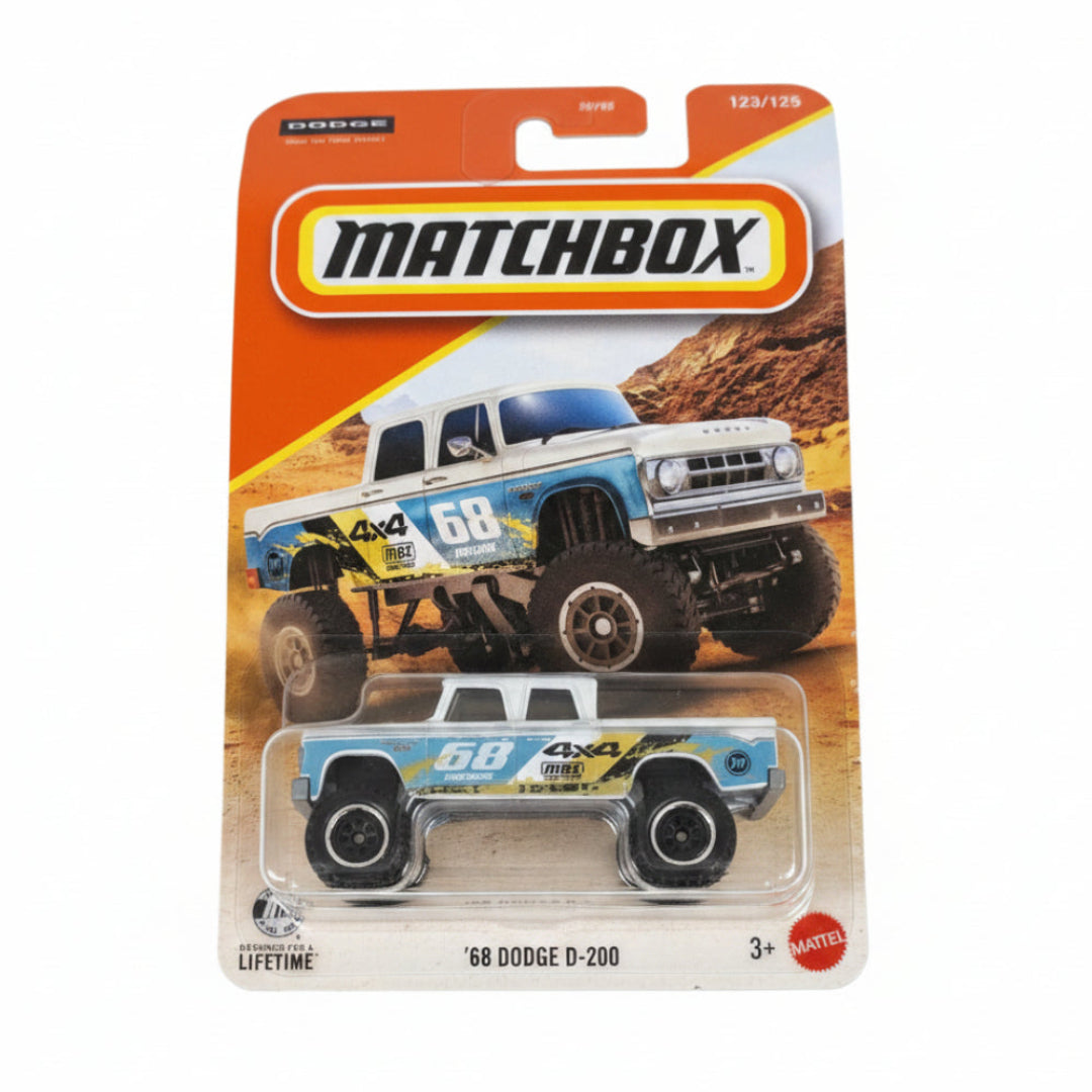 Matchbox Imported '68 Dodge D-200 1:64 Die-Cast Pickup Truck