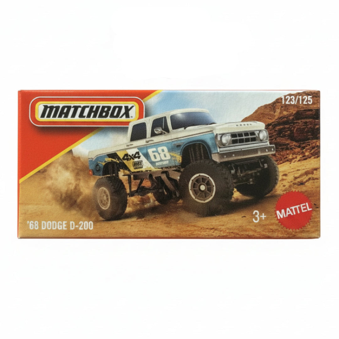 Matchbox Imported โ68 Dodge D-200 Die-Cast Toy Truck 1:64 Scale