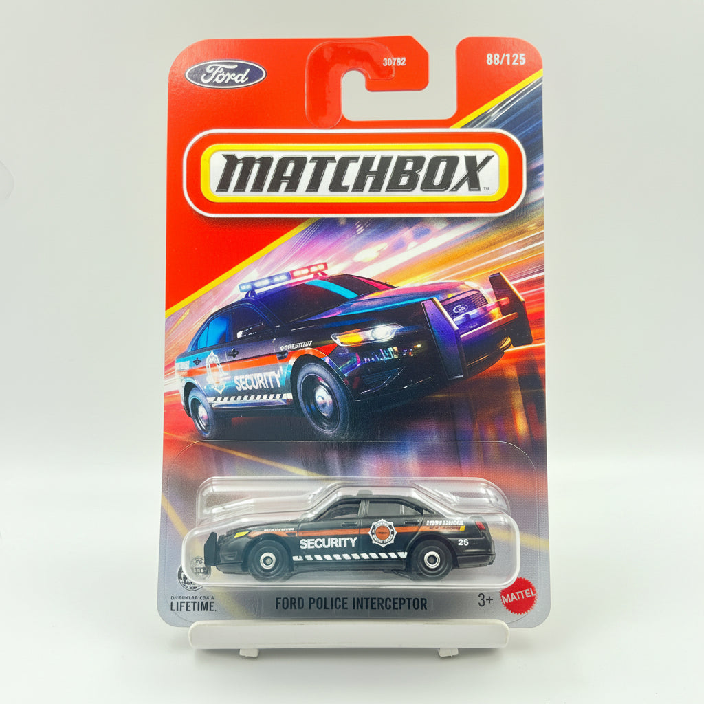 Matchbox Imported Ford Police Interceptor Die-Cast Car| 1:64 Scale