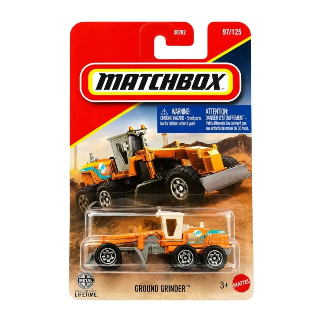 Matchbox Imported Ground Grinder Die-Cast Construction Vehicle