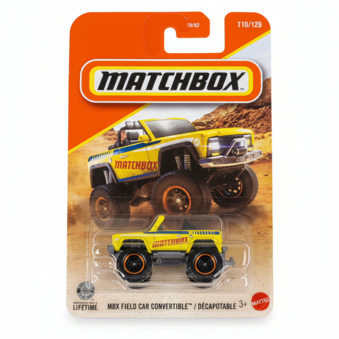 Matchbox Imported MBX Field Car Convertible Die-Cast Off-Road Toy Vehicle