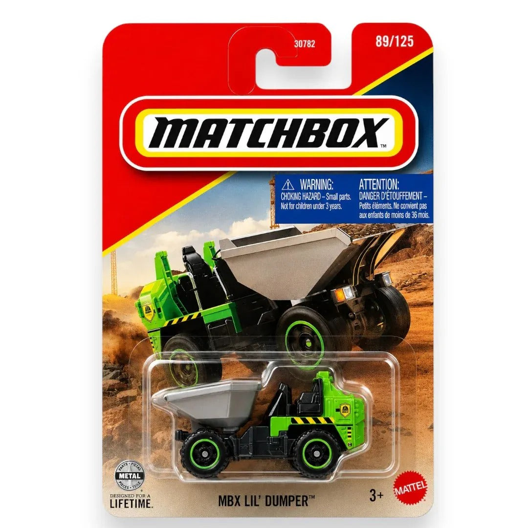 Matchbox Imported MBX Lil' Dumper Die-Cast Dump Truck| 1:64 Scale